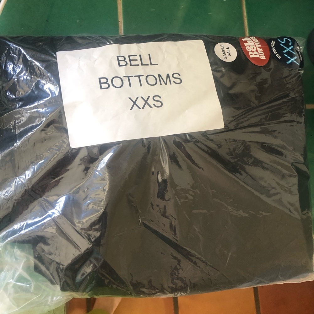 Black XXS Bell Bottoms